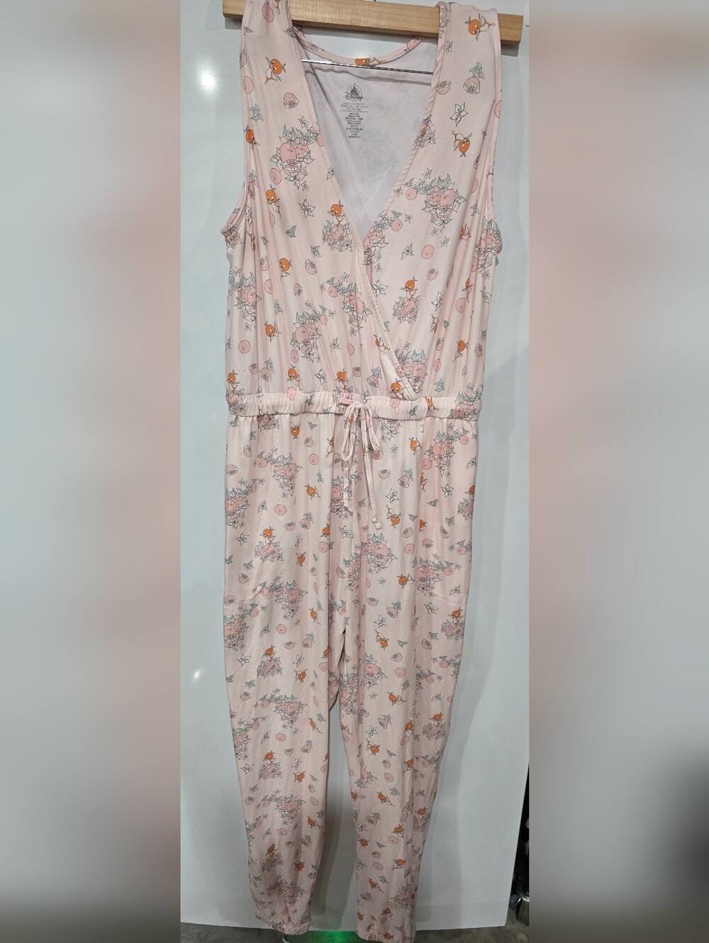 ​Disney Parks Orange Bird Loungewear Jumpsuit Romper Pink Large